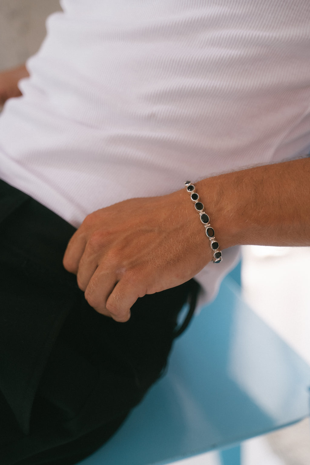 Noir stone bracelet
